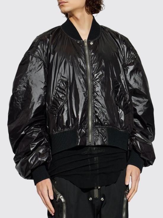 26SS 릭 오웬스 가죽 자켓 RU01F2792NPS 09 Black - RICK OWENS