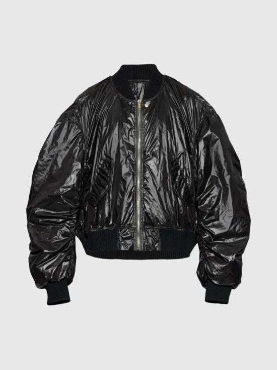 26SS 릭 오웬스 가죽 자켓 RU01F2792NPS 09 Black - RICK OWENS