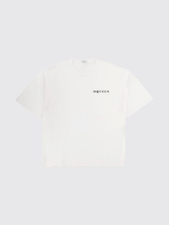 26SS 알렉산더 맥퀸 반팔 티셔츠 828434QTADE 0909 White - ALEXANDER MCQUEEN