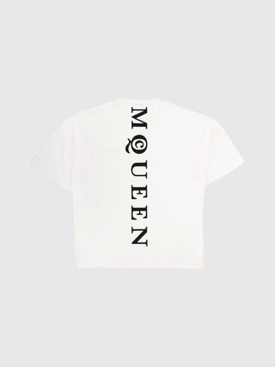 26SS 알렉산더 맥퀸 반팔 티셔츠 828434QTADE 0909 White - ALEXANDER MCQUEEN