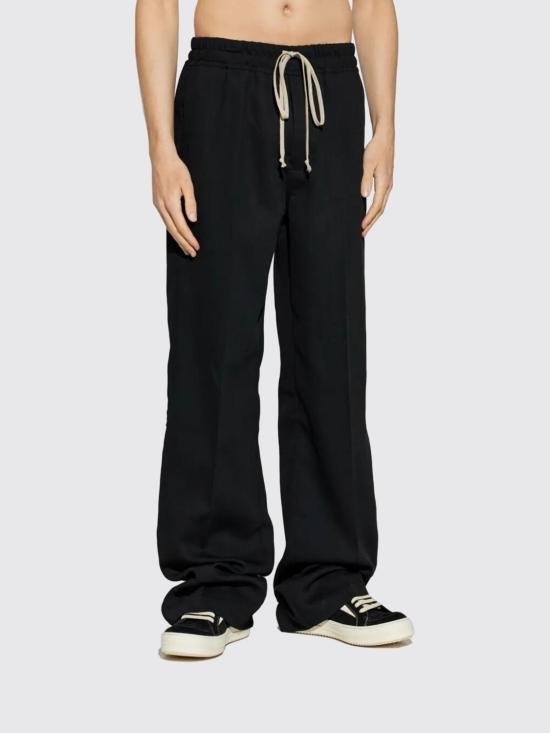 26SS 릭 오웬스 스트레이트 팬츠 RU01F2378WT 09 Black - RICK OWENS