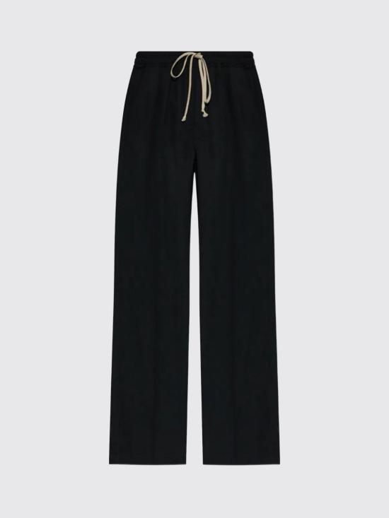26SS 릭 오웬스 스트레이트 팬츠 RU01F2378WT 09 Black - RICK OWENS