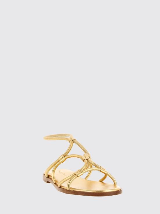 26SS 지안비토로시 힐/펌프스 G3257405CUONPS MEKO Gold - GIANVITO ROSSI