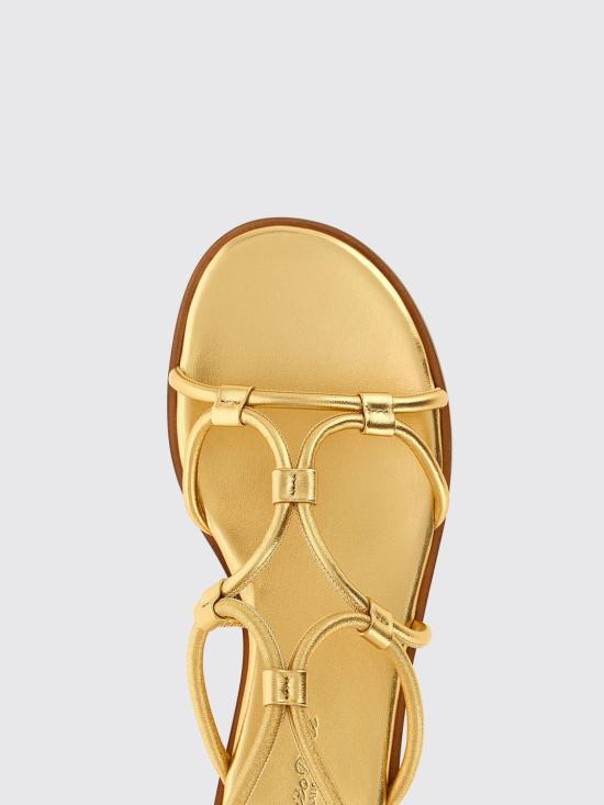 26SS 지안비토로시 힐/펌프스 G3257405CUONPS MEKO Gold - GIANVITO ROSSI