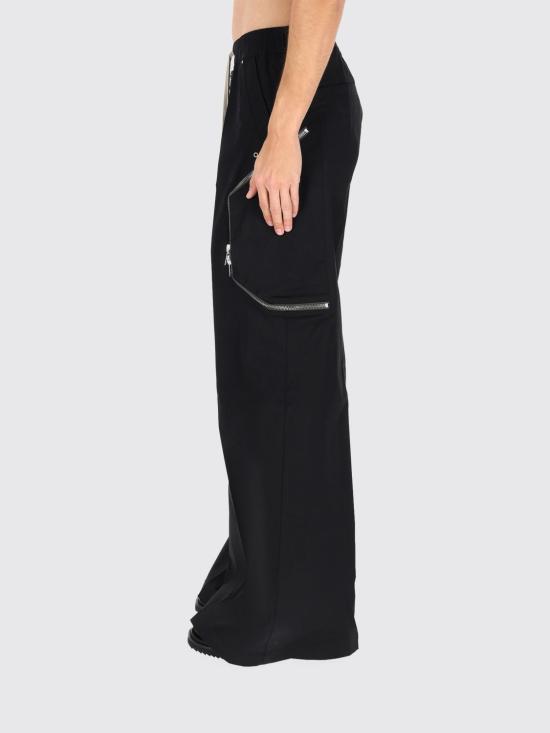 26SS 릭 오웬스 스트레이트 팬츠 RU01F2338TE 09 Black - RICK OWENS