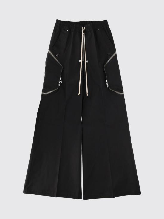 26SS 릭 오웬스 스트레이트 팬츠 RU01F2338TE 09 Black - RICK OWENS