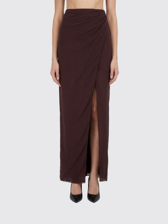 26SS 안다마네 롱 스커트 T190341ATNS038 375 Violet