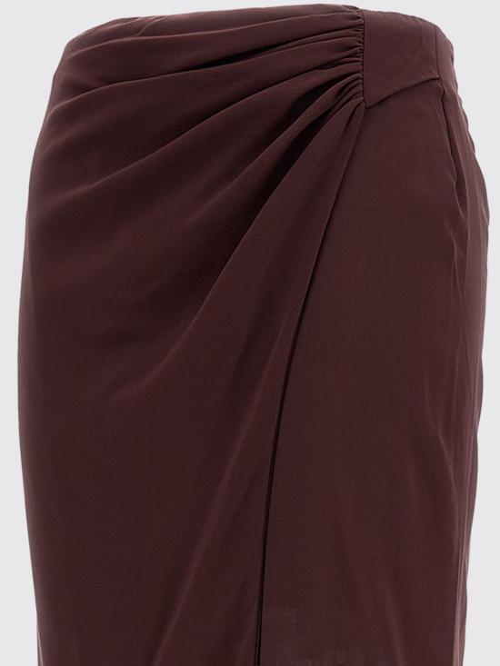 26SS 안다마네 롱 스커트 T190341ATNS038 375 Violet - ANDAMANE