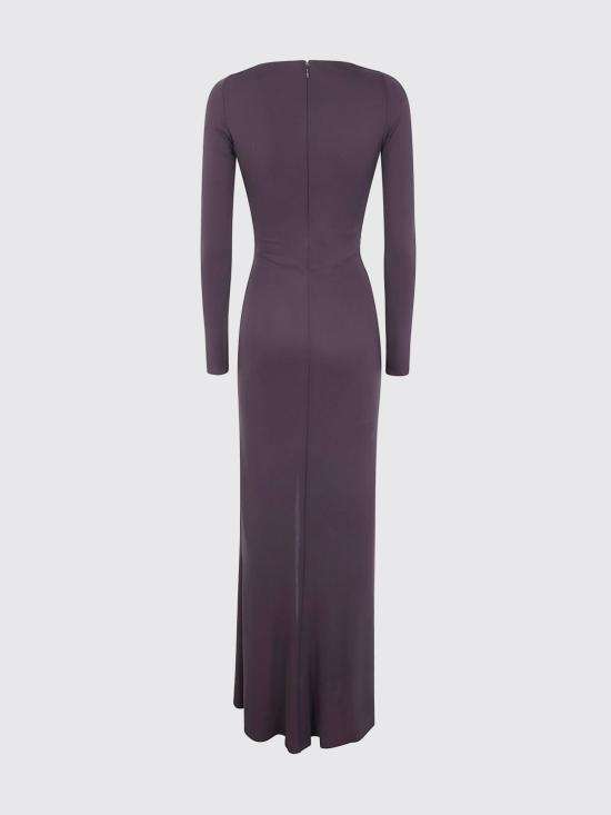 26SS 엘리자베타프랜치 롱 원피스 ABR1461E2 EV9 Brown - ELISABETTA FRANCHI