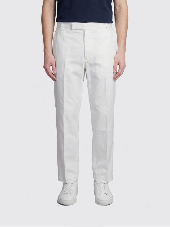 26SS 톰브라운 코튼 트윌 유틸리티 치노 팬츠 MTU335WF0576 100 White