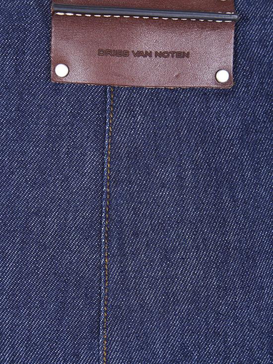 26SS 드리스 반 노튼 미디 스커트 2611308633385 507 Blue - DRIES VAN NOTEN