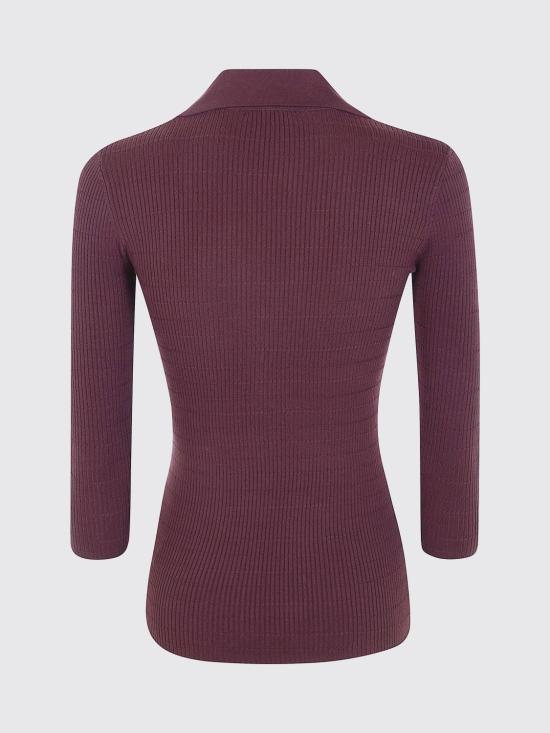 26SS 엘리자베타프랜치 폴로 티셔츠 MK86B61E2 644 Brown - ELISABETTA FRANCHI