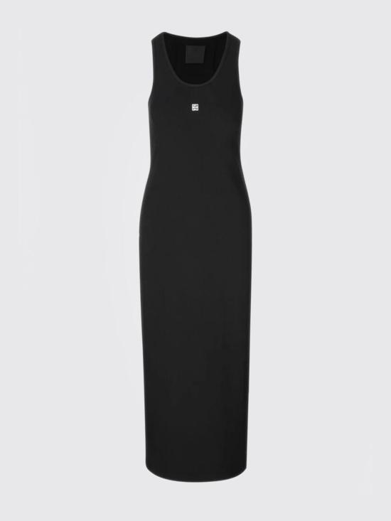 26SS 지방시 롱 원피스 BW21W43YHY 001 Black