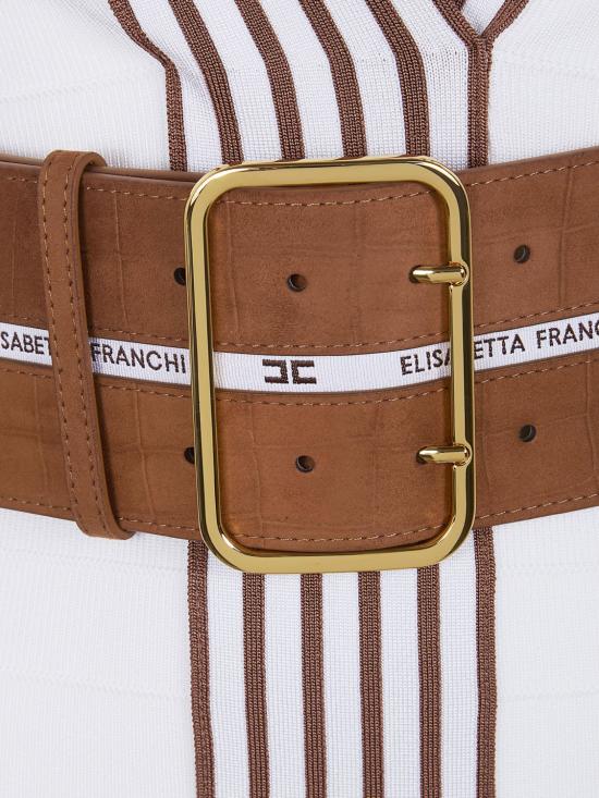 26SS 엘리자베타프랜치 롱 원피스 AM01S61E2 AQ6 Ivory - ELISABETTA FRANCHI