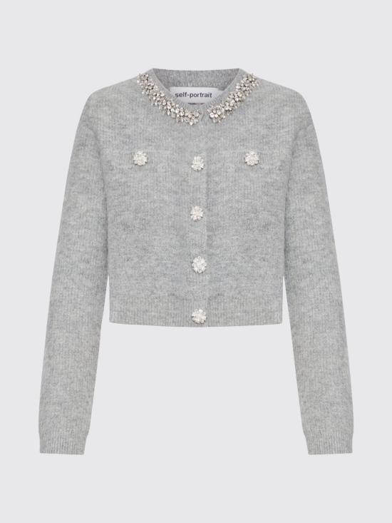 26SS 셀프 포트레이트 스웨터 RS26123CBGR Grey - SELF PORTRAIT