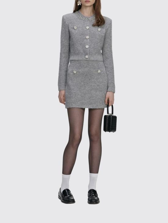 26SS 셀프 포트레이트 스웨터 RS26123CBGR Grey - SELF PORTRAIT