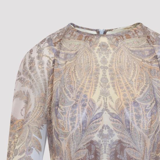 25FW 짐머만 미디 원피스 5177DF251 LILAC NUDE NEUTRALS - ZIMMERMANN