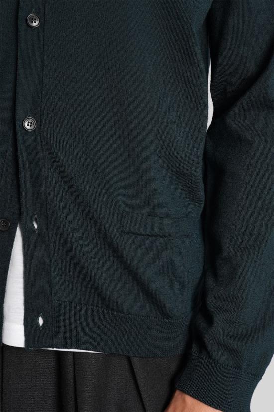 25FW 로베르토 콜리나 가디건 428027 253M01010 GREEN - ROBERTO COLLINA