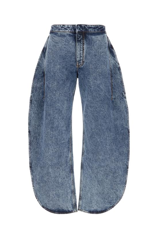 26SS 알라이아 페탈 데님 팬츠 AA9P0253T535C 524 BLEU NEIGE