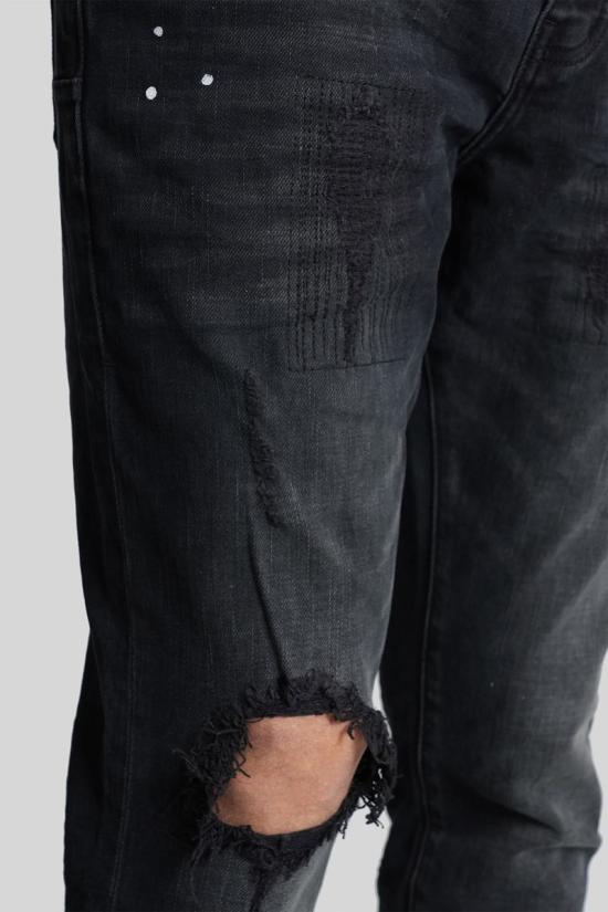 25FW 퍼플 브랜드 데님 팬츠 430382 P002 BLR Black - PURPLE BRAND