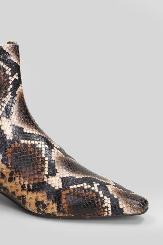 25FW 페드로 미랄레스 부츠 429742 29166 PYTHON PRINT - PEDRO MIRALLES