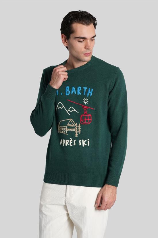 25FW 세인트바쓰 스웨터 430949 HER000102029I GREEN