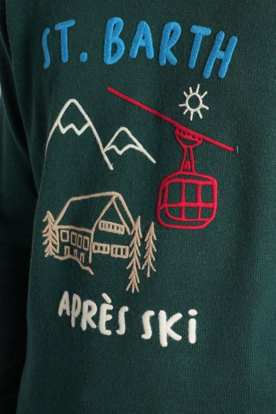 25FW 세인트바쓰 스웨터 430949 HER000102029I GREEN - MC2 SAINT BARTH