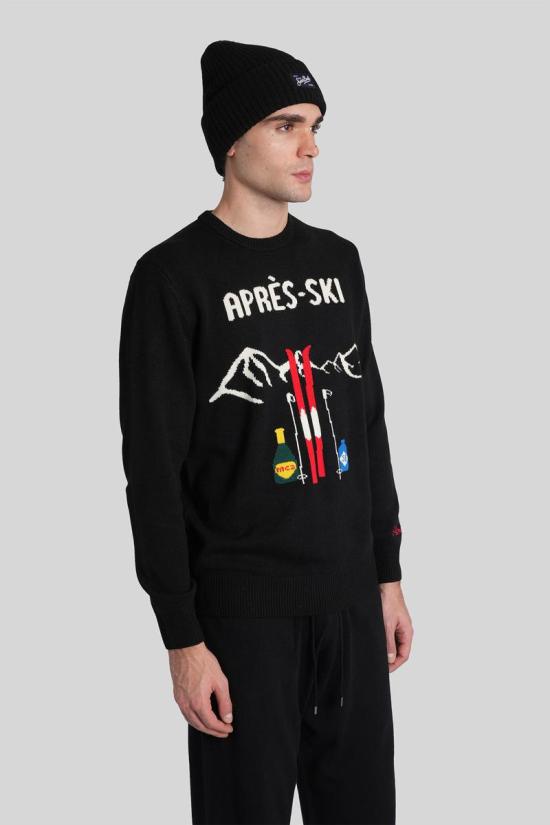 25FW 세인트바쓰 스웨터 430743 HER001103325I Black - MC2 SAINT BARTH