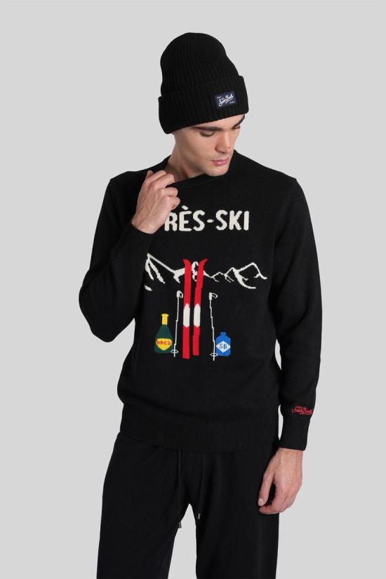 25FW 세인트바쓰 스웨터 430743 HER001103325I Black