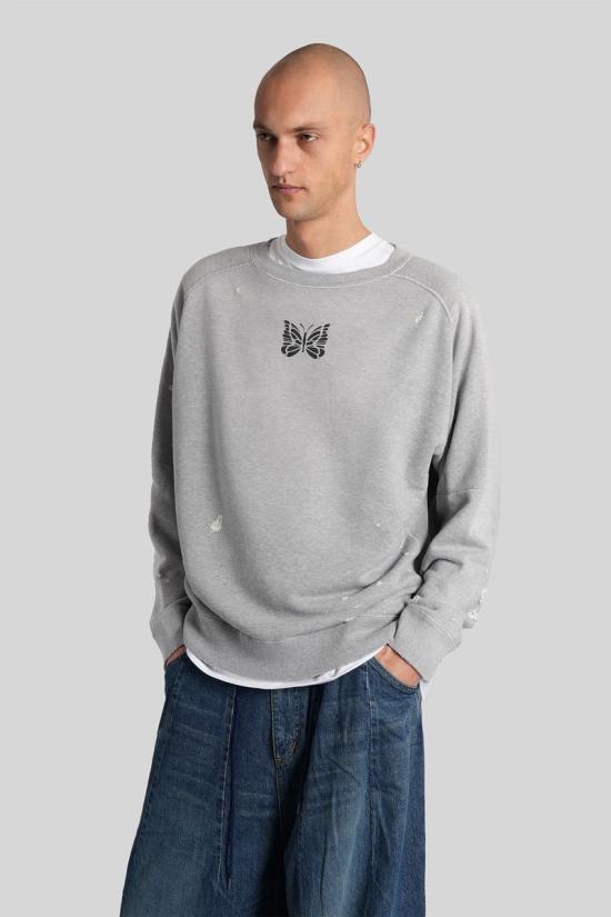 25FW 니들스 스웨터 431057 RW336 GREY - NEEDLES