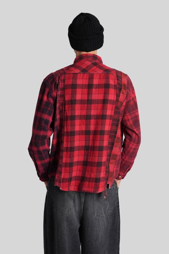 25FW 니들스 긴팔 셔츠 431063 RW394 RED - NEEDLES