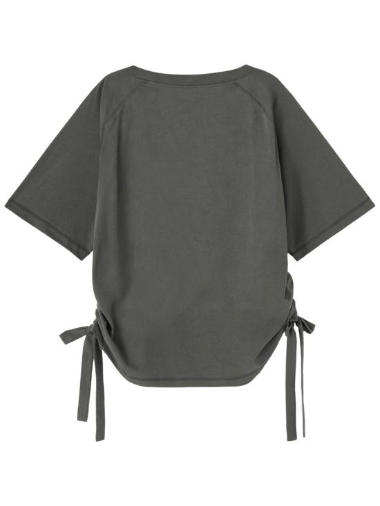 26SS 가니 바나나 티셔츠 A1050047 490 CHARCOAL - GANNI