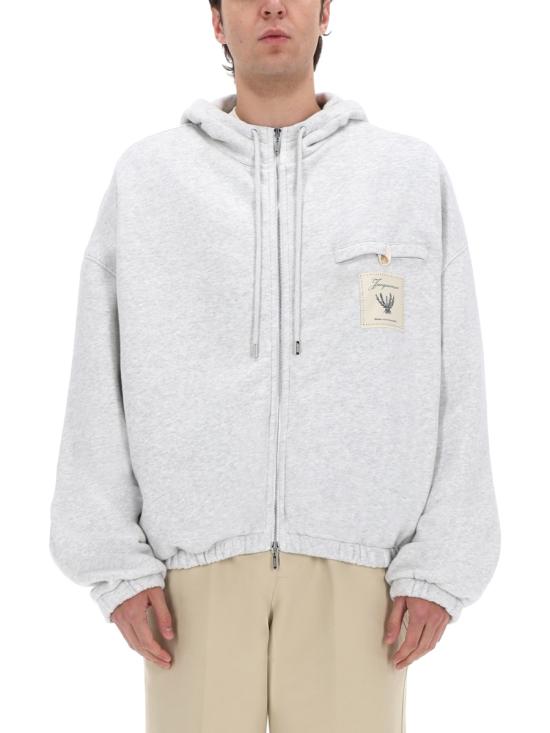 26SS 자크뮈스 긴팔 티셔츠 HOM00302AJ0 02629CI GREY - JACQUEMUS