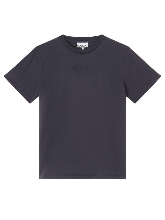 26SS 가니 로고 에센셜 티셔츠 A1050057 252 BLACK