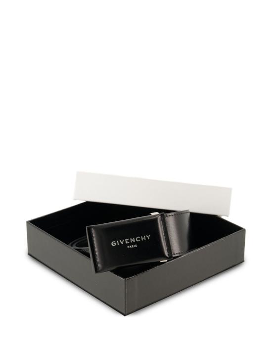 26SS 지방시 가죽 벨트 BK407MK21N 001 - GIVENCHY