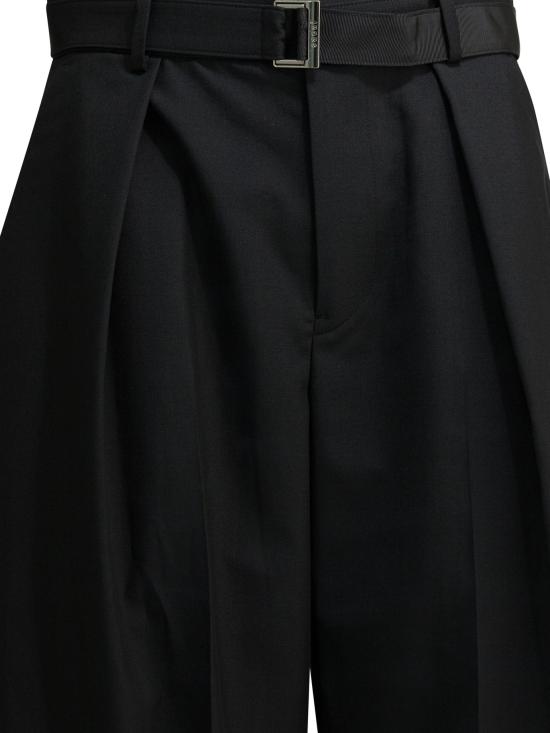 26SS 사카이 스트레이트 팬츠 26 08287001 Black - SACAI