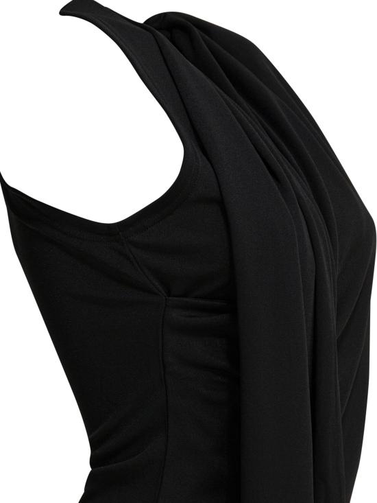 26SS 아미 저지 슬리브리스 라발리에르 탑 FTP827 JE0223001 Black - AMI