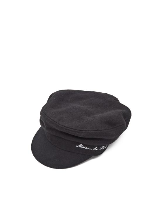 25FW 칼라거펠트 베레모 A4W33105 999 black NERO