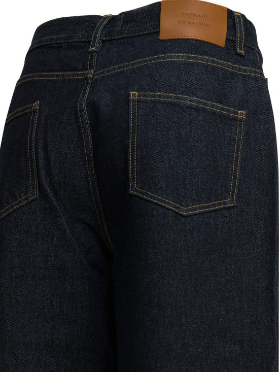 26SS 루루 드 세종 데님 팬츠 SAMURRAW WASH Black - LOULOU DE SAISON