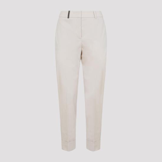 26SS 페세리코 스트레이트 팬츠 A04753D 01037 144 BEIGE BETULLA NUDE NEUTRALS - PESERICO