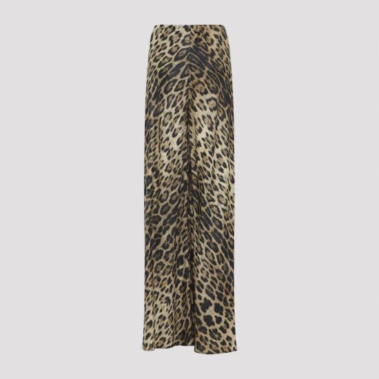 26SS 로베르토 카발리 스트레이트 팬츠 WQT202 9HQ71 00504 NATURAL NUDE NEUTRALS - ROBERTO CAVALLI