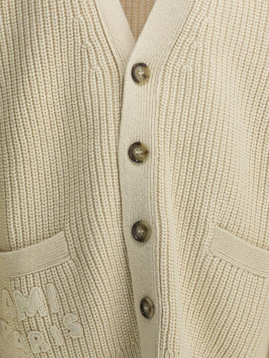 26FW 아미 가디건 UKC383 KN0161136 White - AMI
