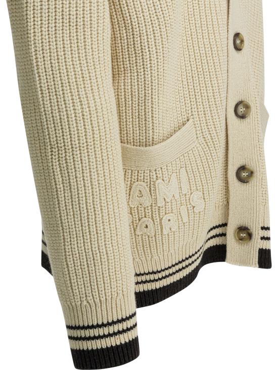 26FW 아미 가디건 UKC383 KN0161136 White - AMI