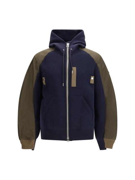 26SS 사카이 후드 티셔츠 2603948M 233 MULTICOLOUR