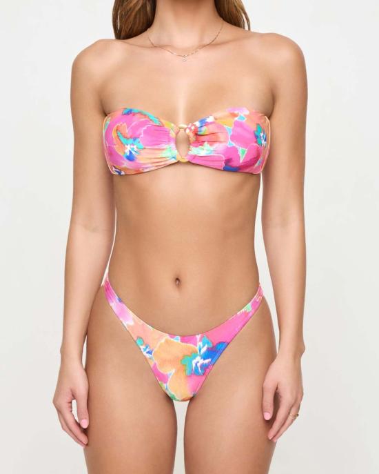  엘스페이스 비키니 수영복 LSpace 재스퍼 비키니 탑 플라워 플레이 - L SPACE