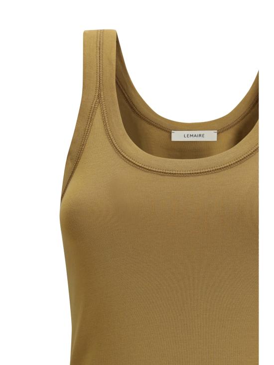26SS 르메르 저지 탱크탑 TS0001LJ1016 YE550 BROWN - LEMAIRE