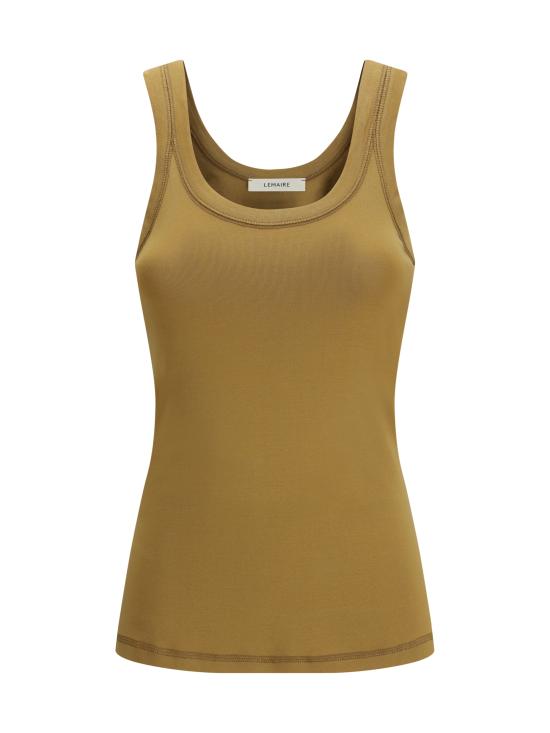 26SS 르메르 저지 탱크탑 TS0001LJ1016 YE550 BROWN