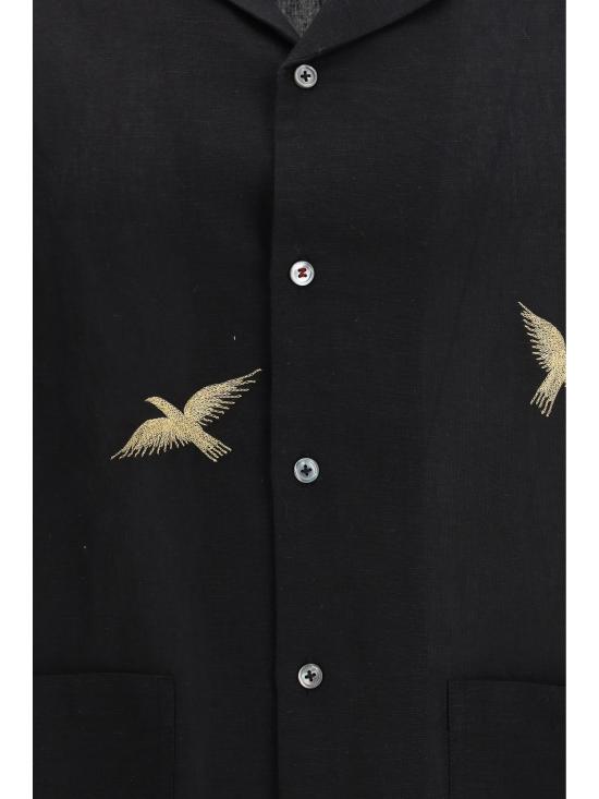 26SS 바지스트 긴팔 셔츠 BZPS26SR28012 0015 BLACK - BAZISZT