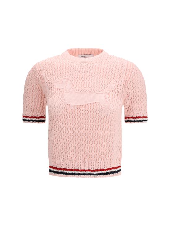 26SS 톰브라운 반팔 티셔츠 FKA511AY3062 642 PINK