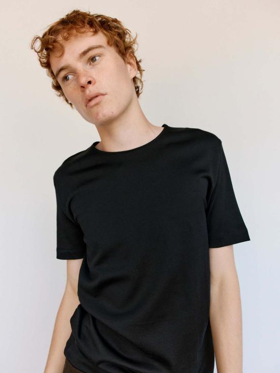  데릭 반팔 티셔츠 코튼 퍼스트 레이어 - DERRICK